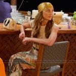 Nia's floral print maxi dress on The Valley