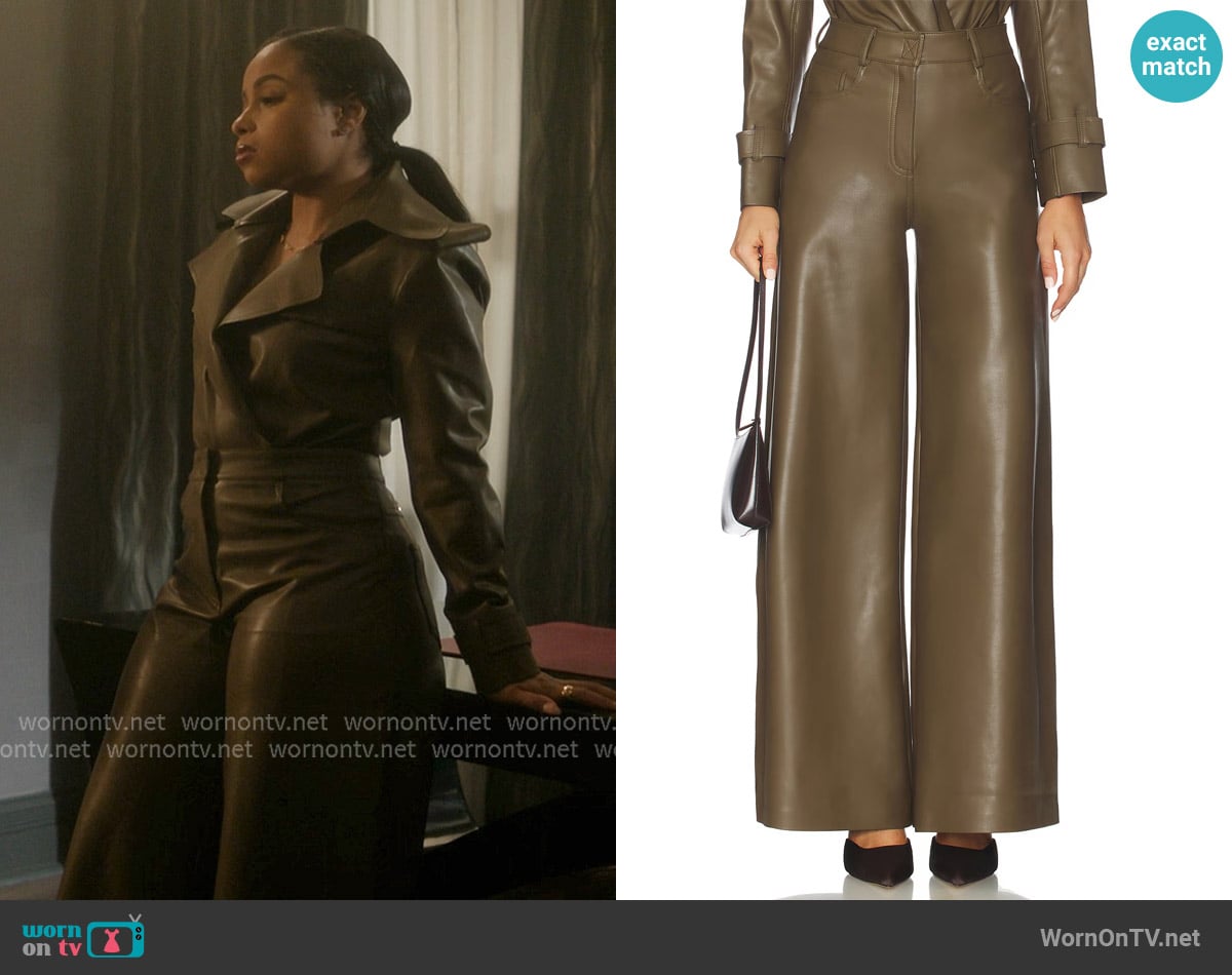 Norma Kamali Elephant Jean worn by Tiffany (Hannaha Hall) on The Chi