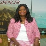 Octavia Spencer's pink tweed jacket on Good Morning America