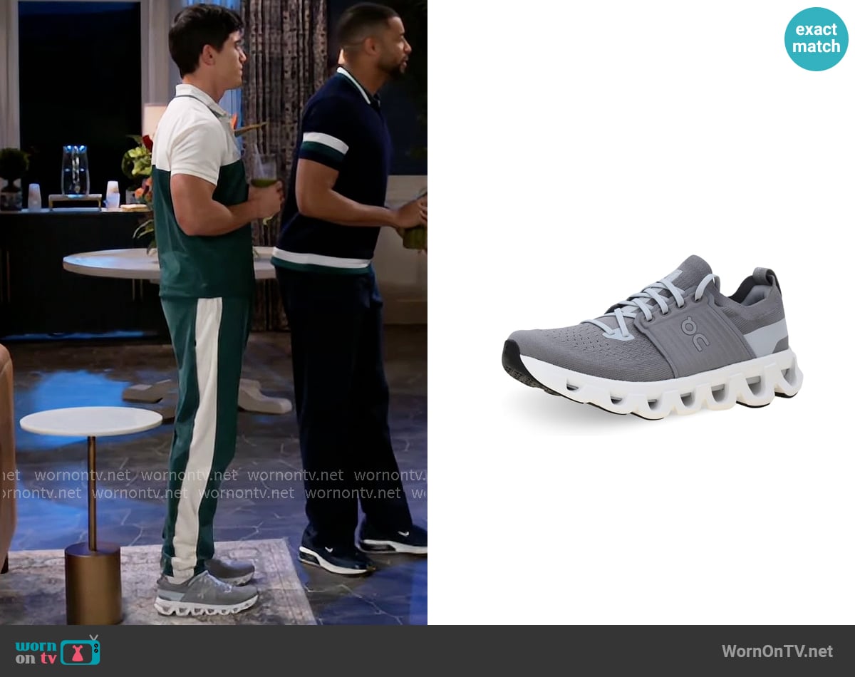 On Cloudswift 4 Sneakers in Alloy / Glacier worn by Bradley 'Smitty' Smith (Mike Manning) on Beyond the Gates