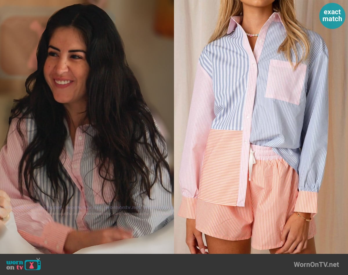PepperMayo Livin cool set worn by Michelle Saniei on The Valley
