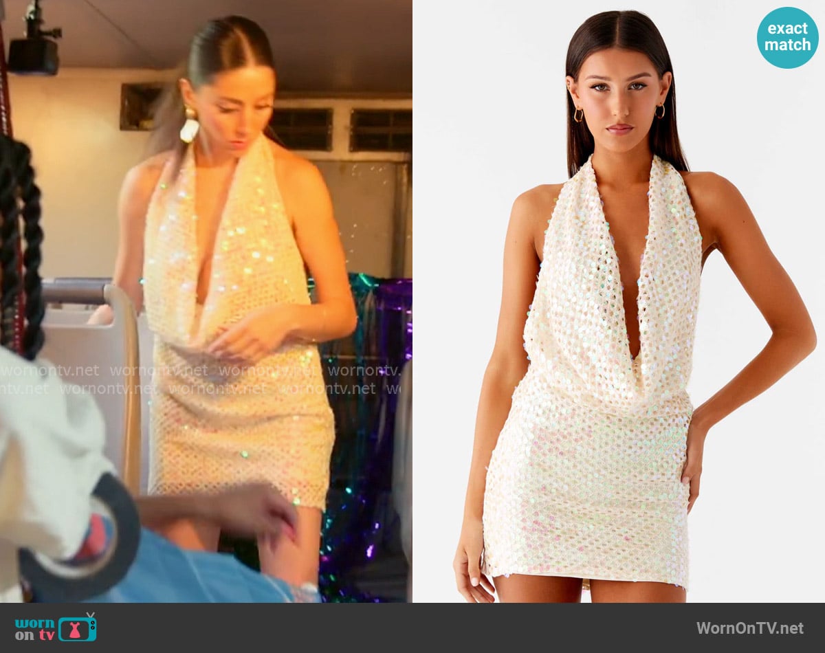 Peppermayo You Make Me Feel Mini Dress worn by Melissa Marie on The Valley