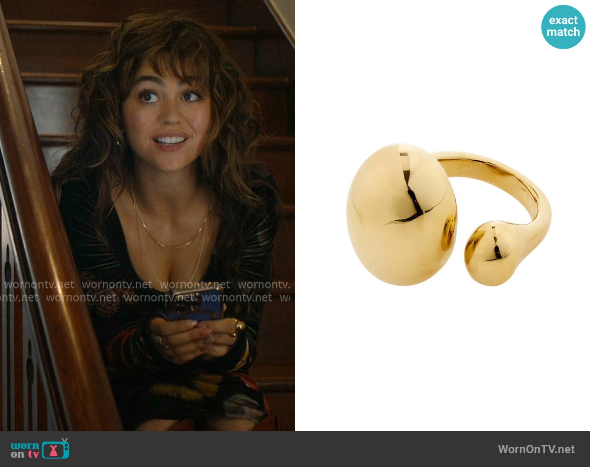 Pilgrim Alvin recycled bubble dome ring worn by Allie Hayes (Mika Abdalla) on Off Campus
