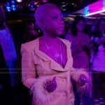 Pinky’s yellow blazer dress on The Real Housewives of Atlanta
