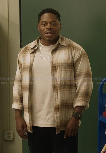 Preach’s plaid shirt on All American