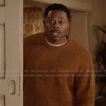 Preach’s textured sweater on All American Preach’s textured sweater on All American