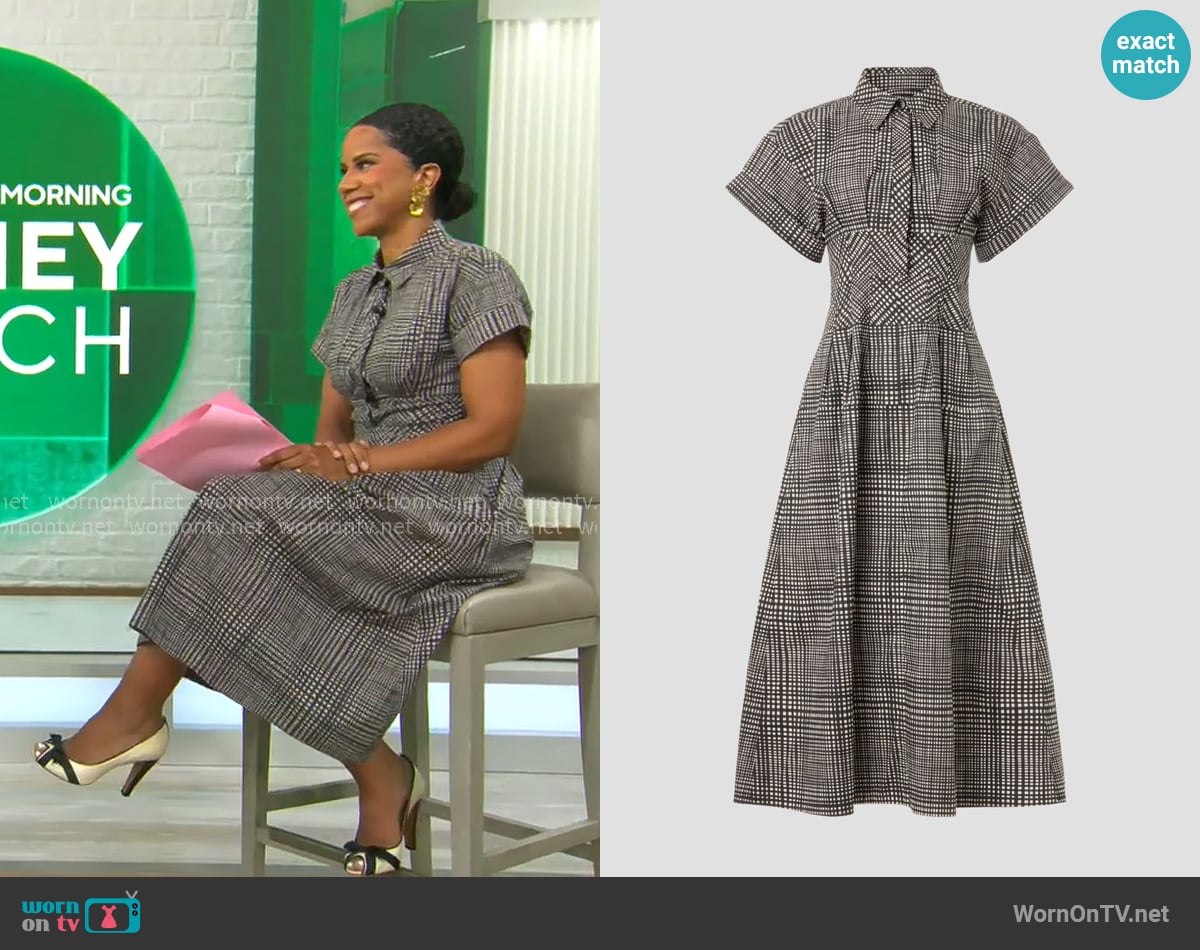 Proenza Schouler Balston Dress worn by Adriana Diaz on CBS Mornings