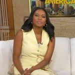 Rachel’s yellow slingback pumps on Good Morning America