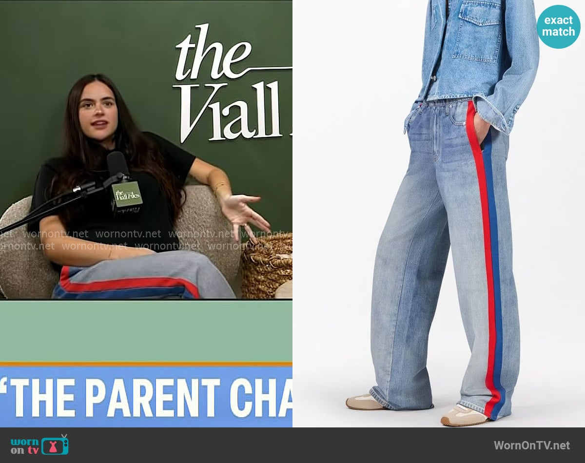 Natalie Joy Viall’s side stripe jeans on Today Natalie Joy Viall’s side stripe jeans on Today