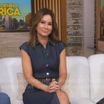 Rebecca’s denim shirtdress on Good Morning America