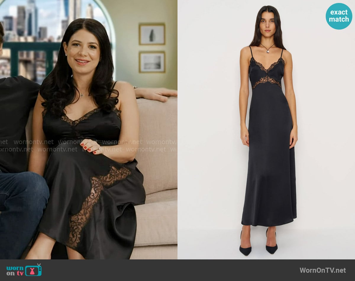 Reformation Ericka Silk Dress worn by Yvonne Najor on In The City