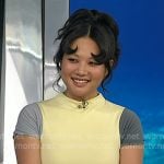 Rei Ami’s colorblock asymmetric dress on Today