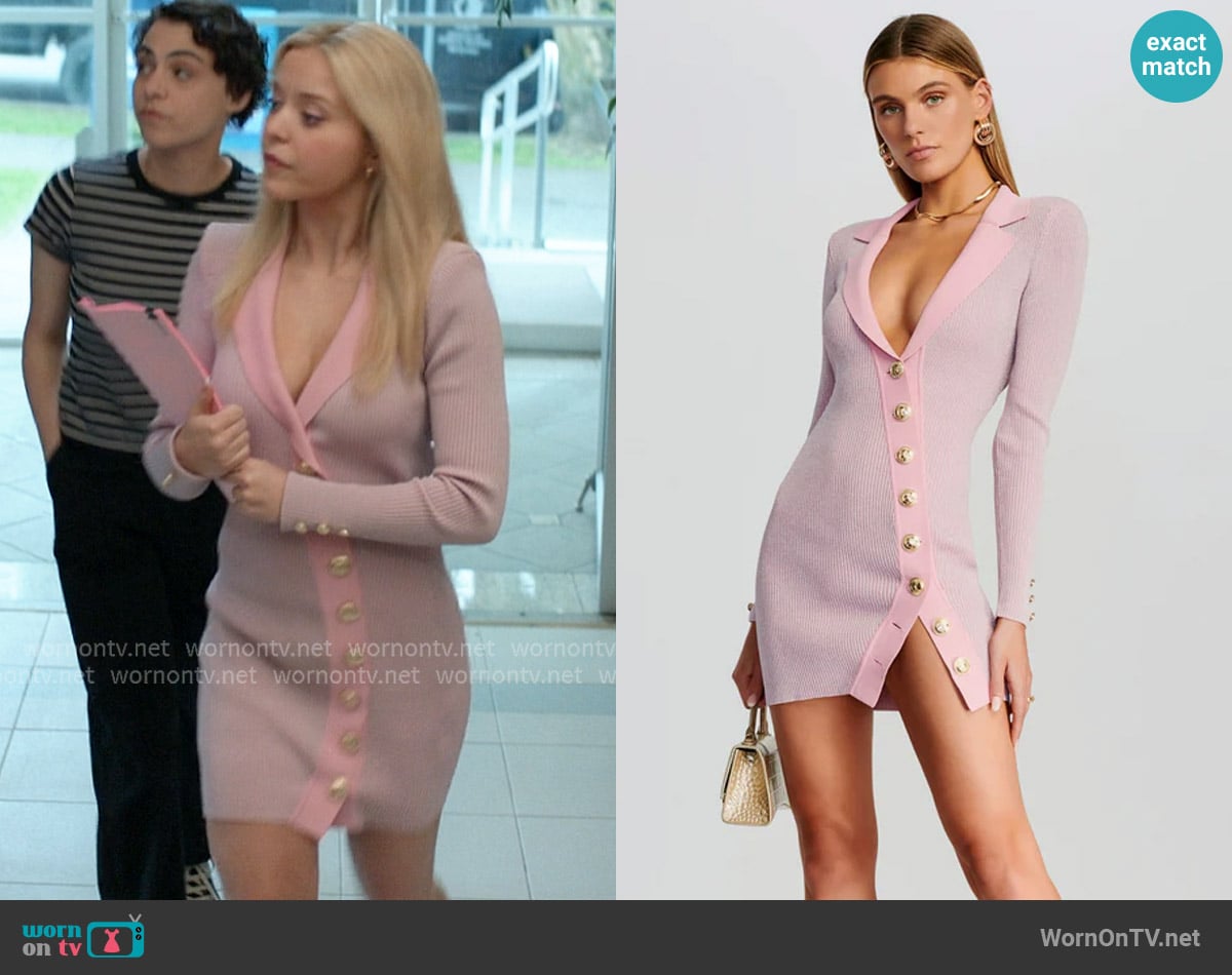 Retrofete Mimi Dress worn by Elle Woods (Lexi Minetree) on Elle