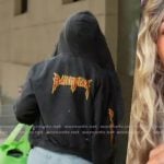Riley’s black Balenciaga hoodie on Next Gen NYC Riley’s black Balenciaga hoodie on Next Gen NYC