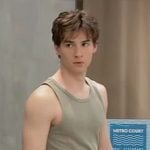 Rocco's yellow printed shorts on General Hospital