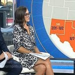 Savannah's black platform cross sandals on Today
