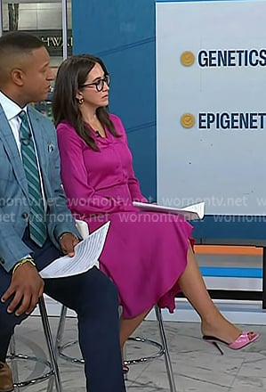 Savannah’s pink heel sandals on Today