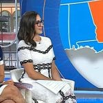 Savannah's red saclloped sandals on Today