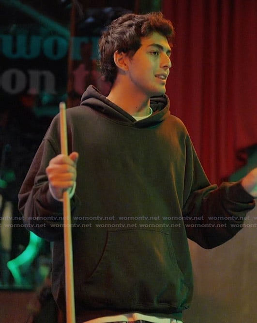 Shai’s black Billy hoodie on Next Gen NYC