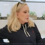 Shannon's navy hoodie on The Real Housewives of Orange County