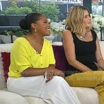 Sheinelle’s beige heel pumps on Today