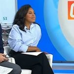 Sheinelle's black heel pumps on Today