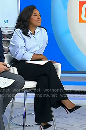 Sheinelle’s black heel pumps on Today