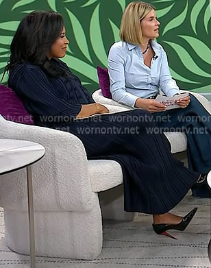 Sheinelle’s black heel pumps on Today