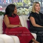 Sheinelle’s black pvc patent pumps on Today