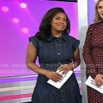 Sheinelle's denim midi dress on Today