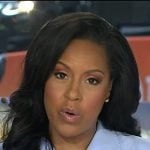 Sheinelle's gold lock link necklace on Today
