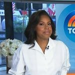 Sheinelle’s white button down shirt on Today