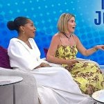 Sheinelle’s white heel pumps on Today