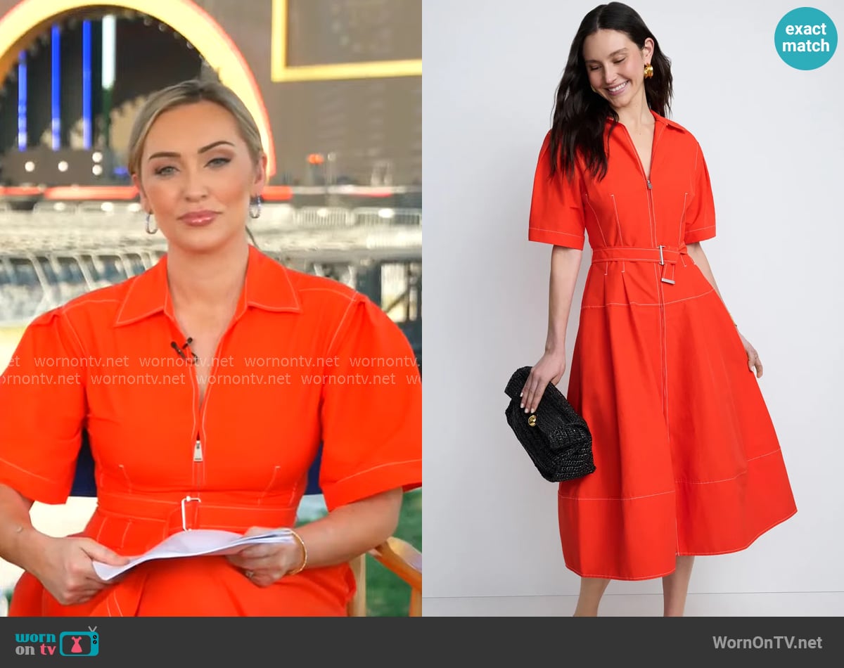 Simkhai Meredith Dress worn by Kelly O'Grady on CBS Mornings