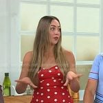 Skyler Bouchard’s red polka dot dress on Today