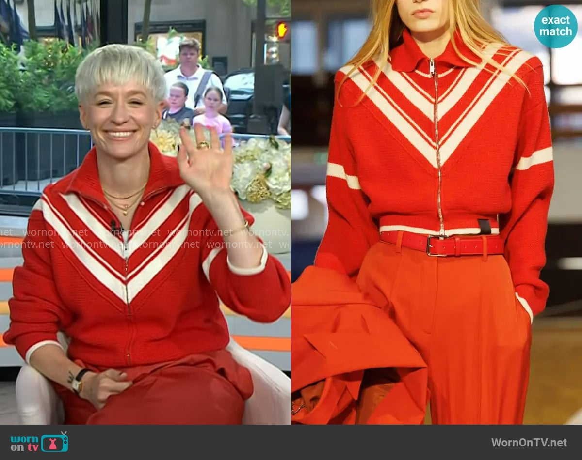 Stella McCartney 2026 Winter Collection worn by Megan Rapinoe on Today