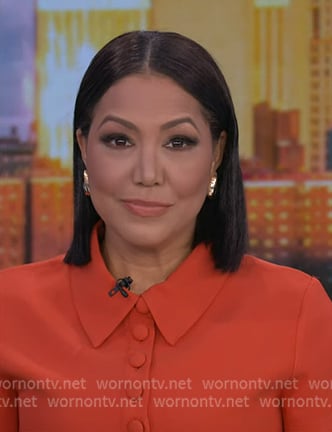 Stephanie’s red polo dress on Good Morning America