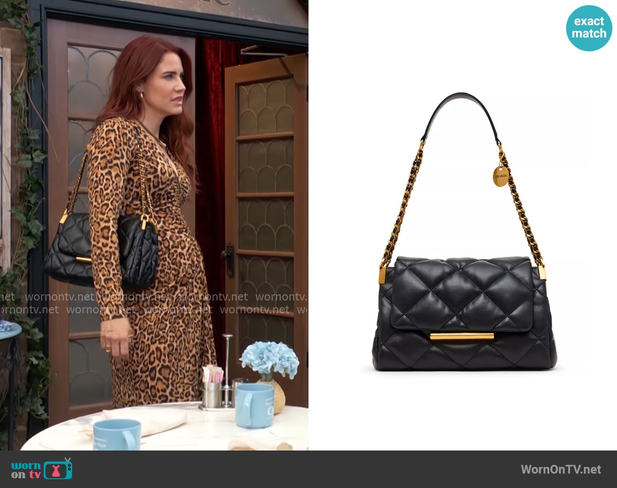 Sally’s quilted bag on The Young and the Restless Sally’s quilted bag on The Young and the Restless