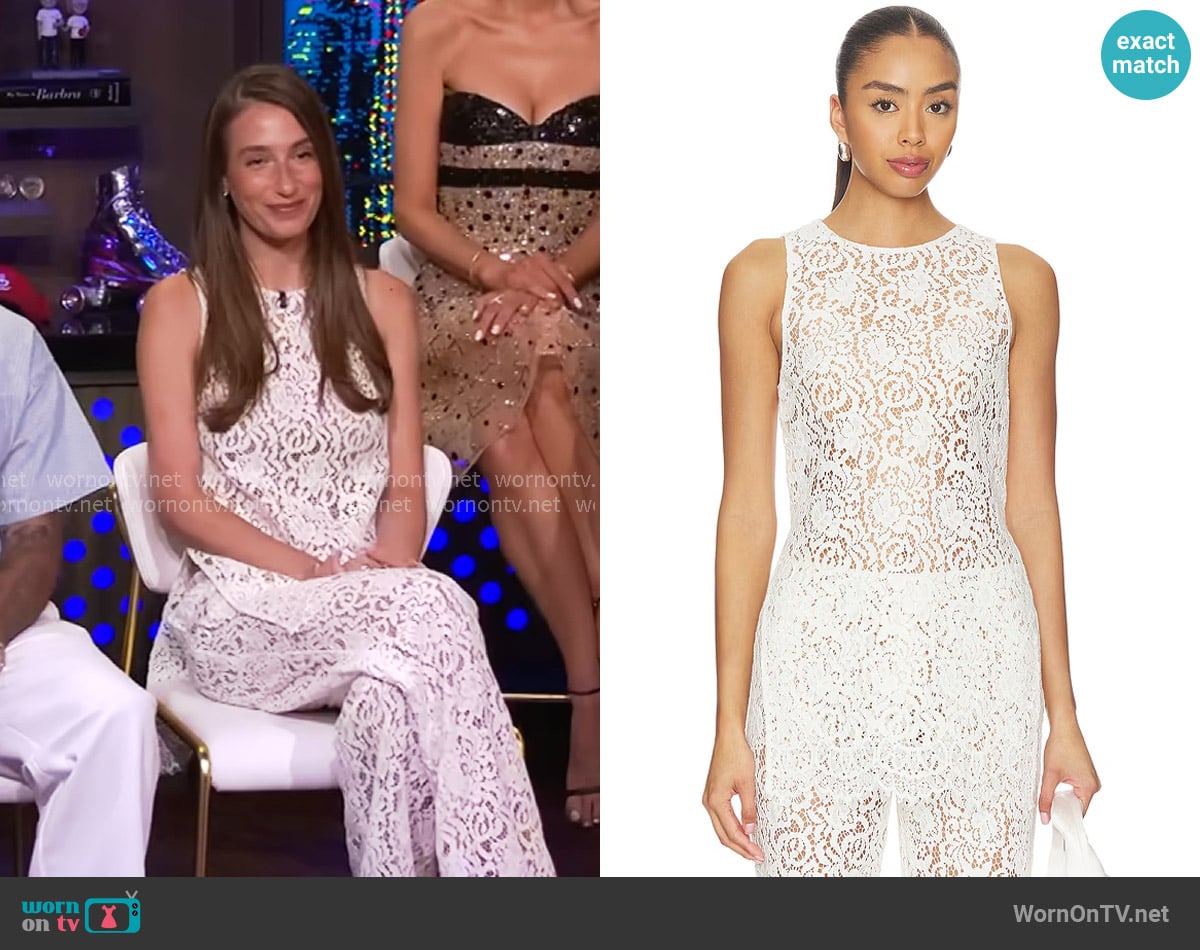 Stone Cold Fox Arlo Top worn by Amanda Batula on In The City