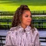 Sunny’s marble print jacket on The View