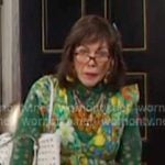 Susan’s green floral maxi dress on Days of our Lives