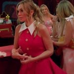 Tamra’s red tweed mini dress on The Real Housewives of Orange County