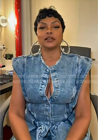 Taraji P. Henson’s denim jacket on Today