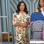 Tara's floral print shirtdress on Good Morning America