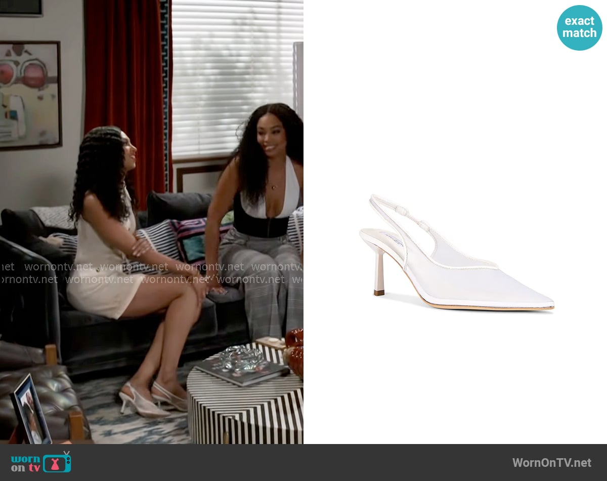 Tony Bianco Breeze Slingback Pump worn by Kat Richardson (Colby Muhammad) on Beyond the Gates