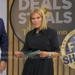 Tory's black layered short sleeve dress on Good Morning America
