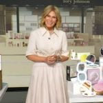 Tory’s pink shirtdress on Good Morning America