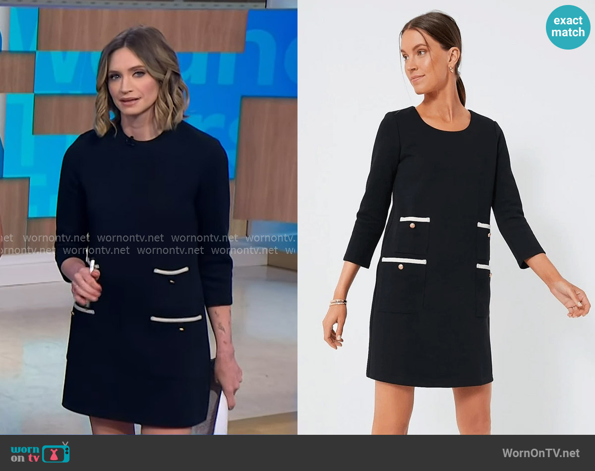 Tuckernuck Francoise Mod Mini Dress worn by Ellison Barber on NBC News Daily