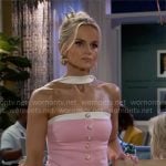 Vanessa’s pink tube top on Beyond the Gates