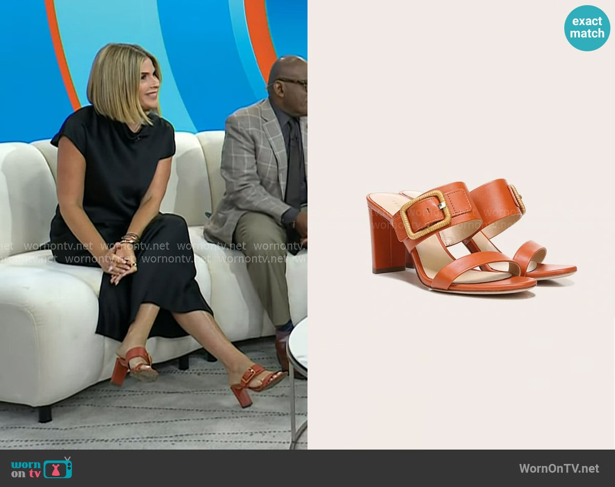 Veronica Beard Galoma Sandals worn by Jenna Bush Hager on Today